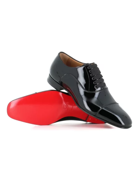 Lakierowane półbuty Christian Louboutin czarne
