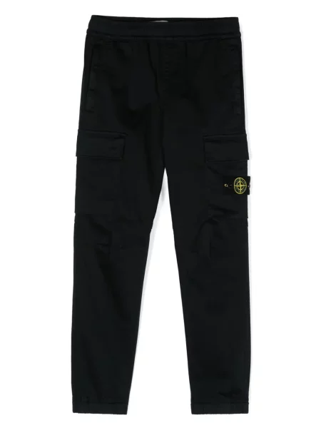 Spodnie dziecięce Stone Island czarne