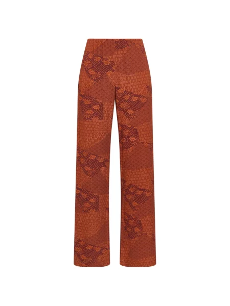 Pantaloni Maliparmi cu imagine portocaliu