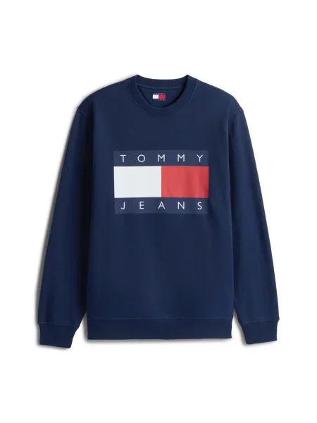 Mikina Tommy Jeans modrá