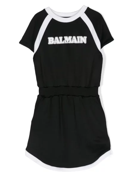 Sukienka dziecięca Balmain czarna