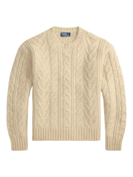 Briaunotas pusiau užtrauktukas zomšinės bokseriai Polo Ralph Lauren balta