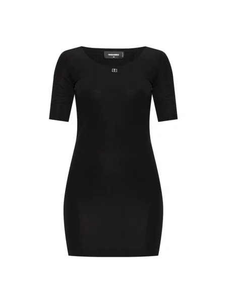 Krótka sukienka Dsquared2 czarna