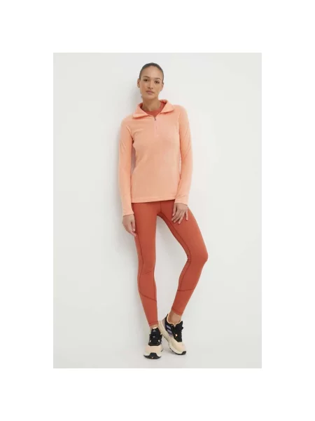Mammut legginsy sportowe Massone różowy gładkie czerwone