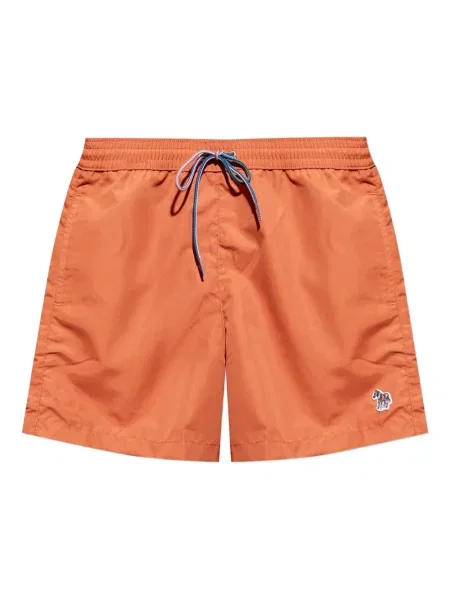 Slip de baie Paul Smith cu autograf portocaliu