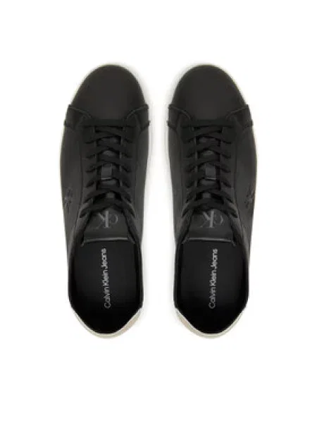 Laisvalaikio batai Calvin Klein Jeans Low Profile Cupsole Tmb Lth juoda