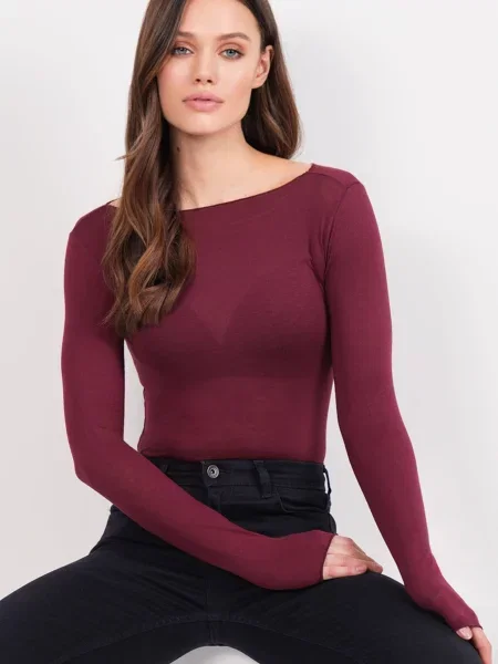 Trend Alaçatı Stili Tricou vin roșu