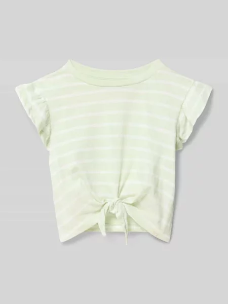 Krój regular fit t-shirt z czystej bawełny model KALINKA' Only miętowa
