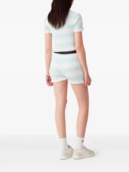 Top Casablanca w paski biały