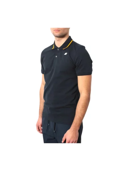 Scurt tricou K-way cu mâneci scurte albastru