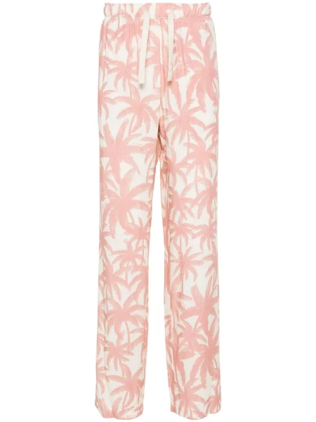 Pantaloni Palm Angels roz