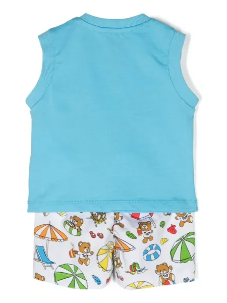 Szorty dziecięce Moschino niebieskie