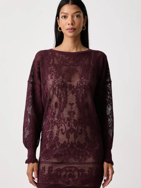 Twinset rochie cu amestec de cașmir