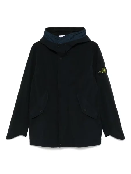 Geacă Stone Island cu strasuri albastru