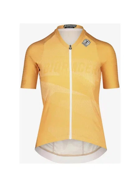 Koszulka rowerowa Bioracer Icon krótki rękaw żółtopomarańczowa L żółta