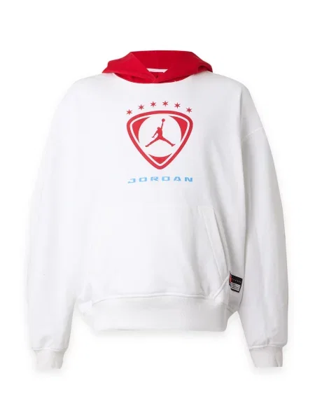 Hanorac din fleece Jordan din fleece alb