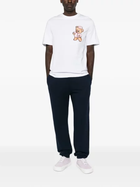 Ursuleț de pluș tricou Msgm cu broderie alb