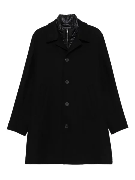 Palton Herno de lână negru