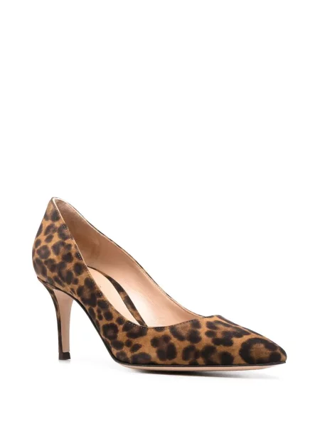 Leopardí lodičky Gianvito Rossi s potiskem hnědé