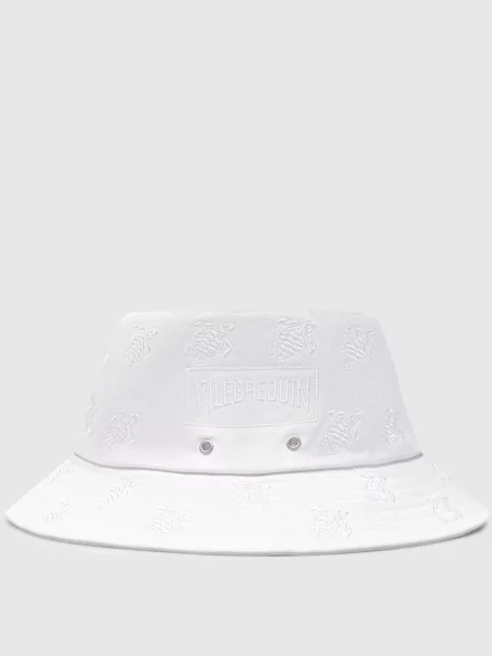 Панама з вишивкою емблеми Vilebrequin біла