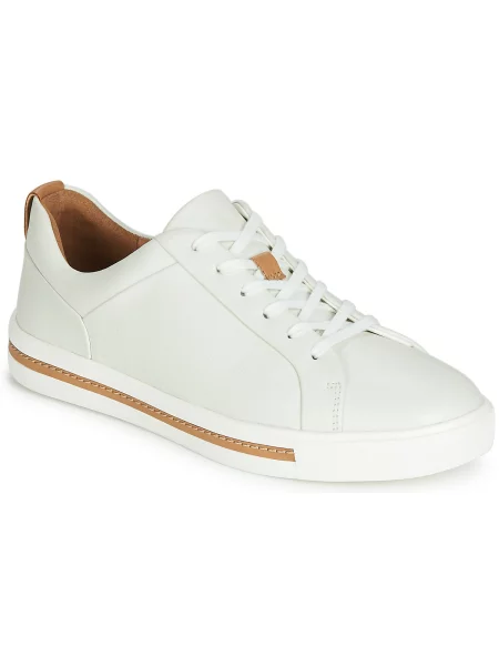 Superge Clarks s čipko bela