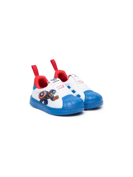 Sneakersy dziecięce Adidas Superstar niebieskie