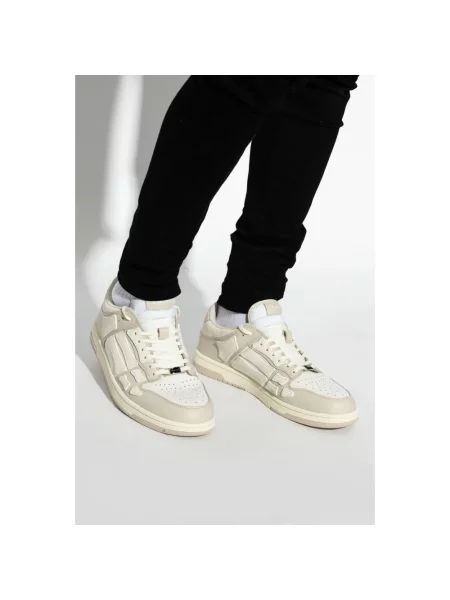 Sneakersy Amiri skórzane beżowe
