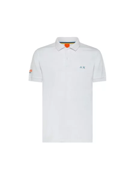 Koszulka polo Sun68 z logo biała