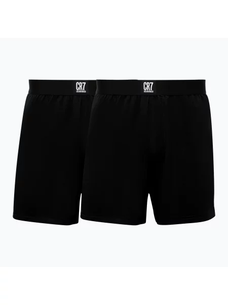 Boxeri pentru bărbați Trunk Modal 2 pack black negru