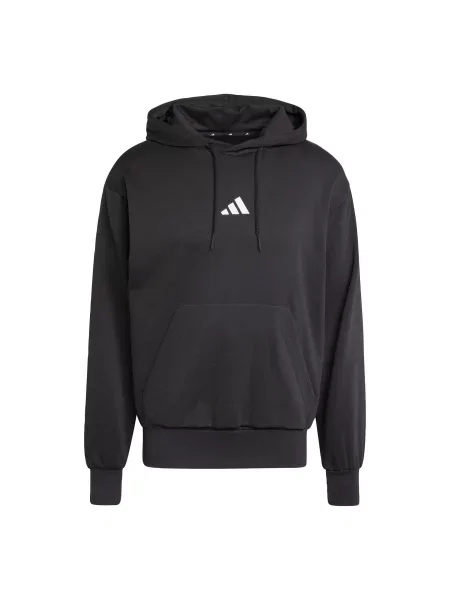 ADIDAS SPORTSWEAR Hanorac sport Feelcozy negru alb