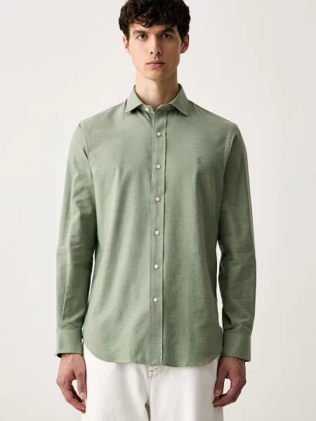 Polo Ralph Lauren cămașă pentru bărbați cu verde