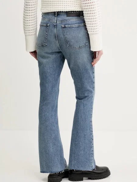 Džíny HUGO high waist modré