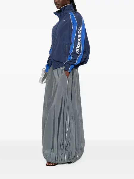 Geacă Balenciaga cu imagine albastru