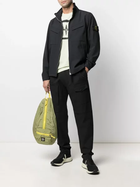 Cargo stiliaus kelnės Stone Island akmenys juoda