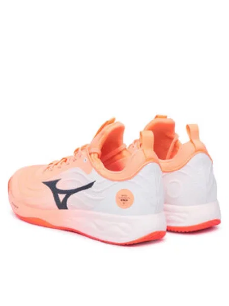 Mizuno Batai uždaroms aikštelėms Wave Luminous Elite Koralų