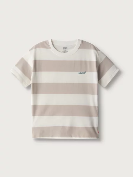 Levi's majica za djecu s pamukom BIG STRIPE TEE siva