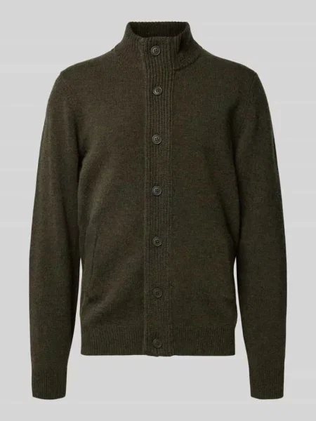 Sweter Barbour wełniany zielony