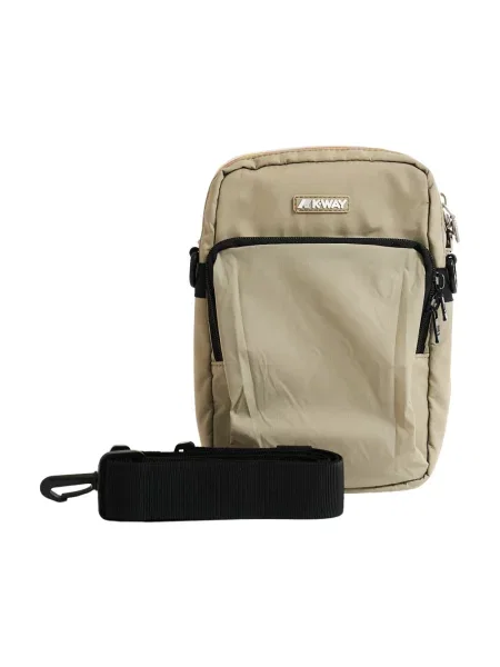 Torba crossbody K-way beżowa