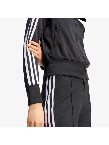 Jachetă adidas Firebird Classic Track Jacket Black/ White XL alb