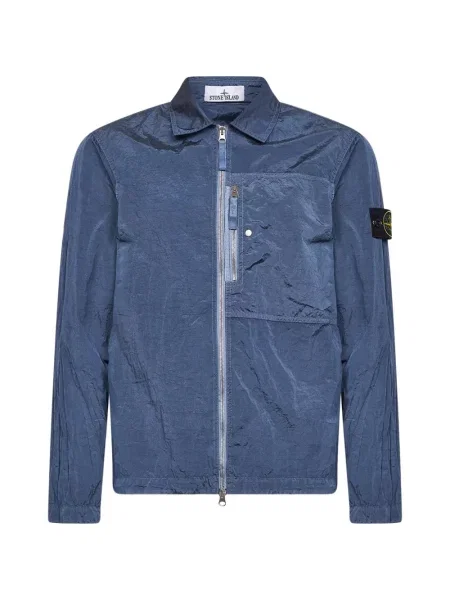 Риза Stone Island камъни синьо