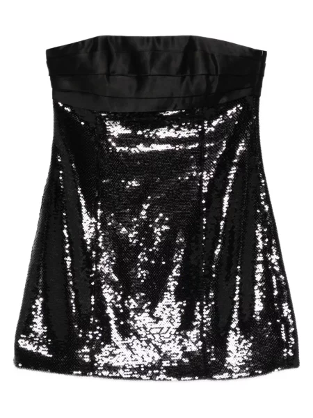 Rochie mini Retrofete cu paiete de costum negru