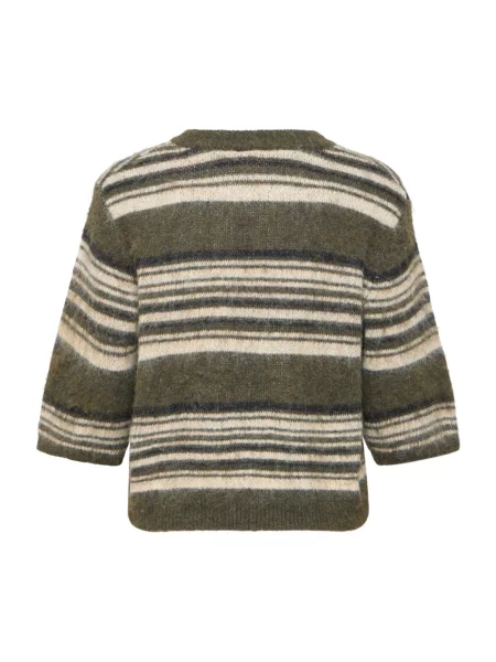 Dzianinowy sweter Ichi zielony