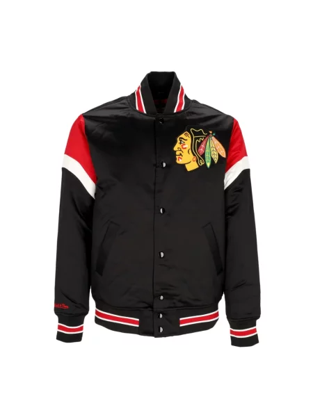 Kurtka bomber Mitchell & Ness czarny