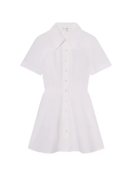 Rochie mini Frame scurtă de costum alb