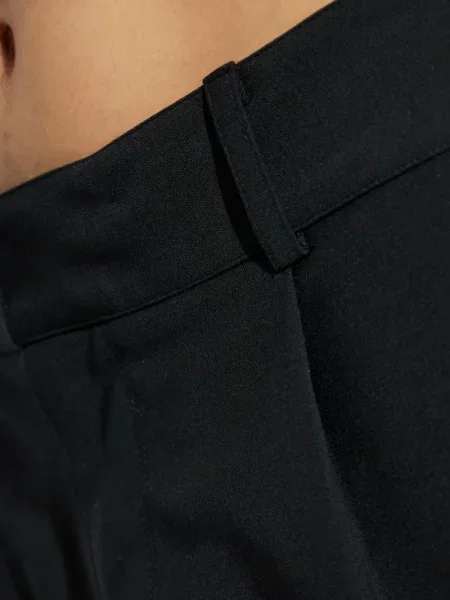 Pantaloni scurți Entire Studios plisate negru