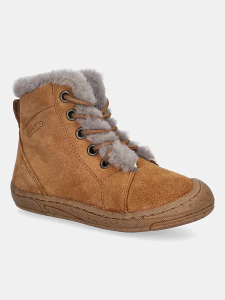 Froddo Gležnjarji Minni Suede Laces S rjava