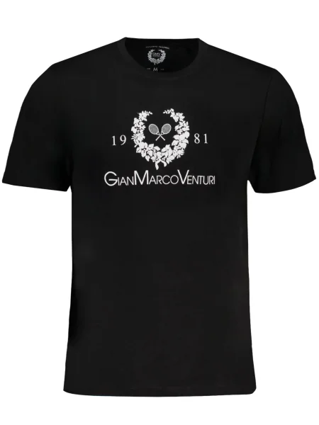 Tricou Gian Marco Venturi scurt negru