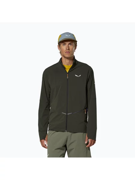 Geacă softshell pentru bărbați Salewa Pedroc DST Light dark măslin