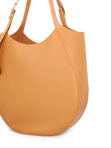 Geantă Longchamp din piele maro