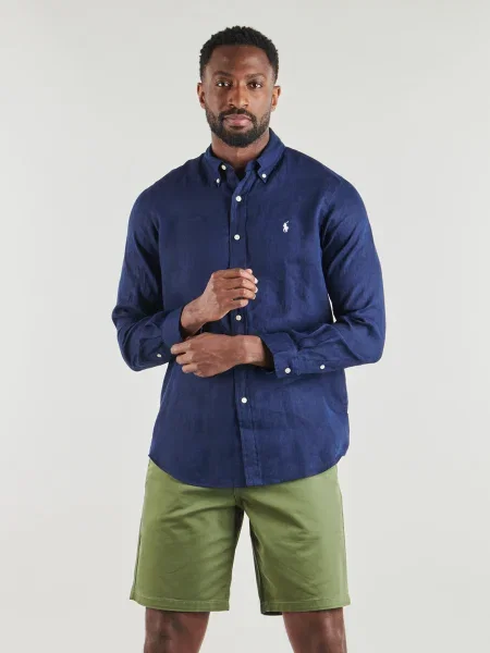 Polo Ralph Lauren Košeľa námornícka modrá